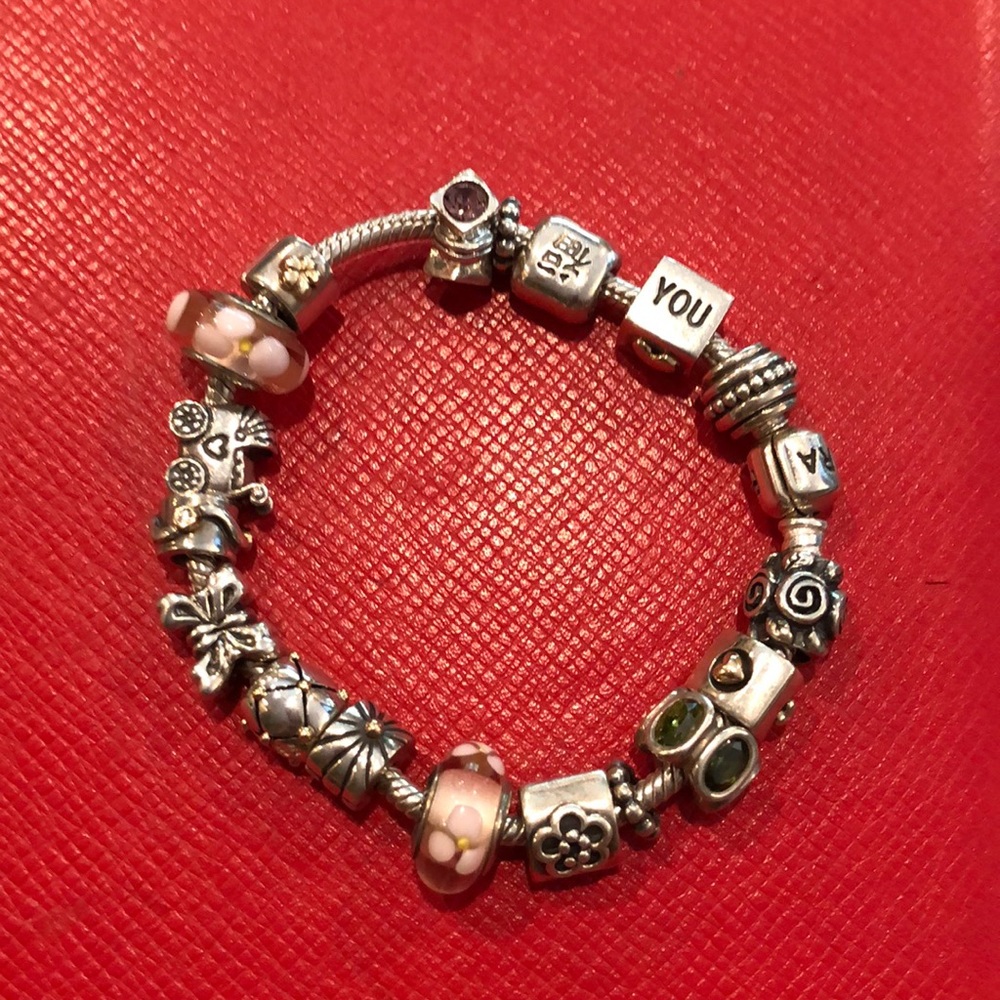 Pandora Bracelet with 16 charms